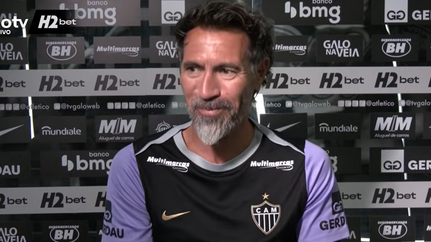 Eduardo Domínguez destaca evolução do Atlético em jogo-treino e projeta retomada do Brasileirão