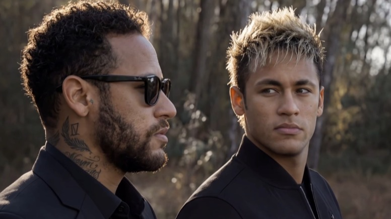 Neymar reage a vídeo criado por inteligência artificial sobre possível Copa do Mundo de 2030