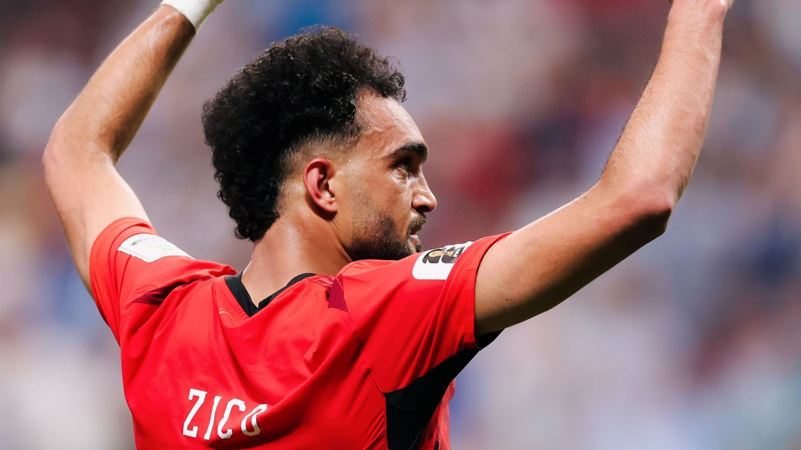 Autor de gol em Argentina x Egito, Zico tem nome inspirado em craque do Brasil