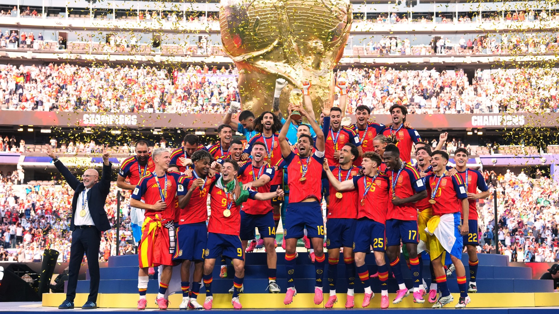 Saiba quanto cada jogador da Espanha receberá por título da Copa do Mundo