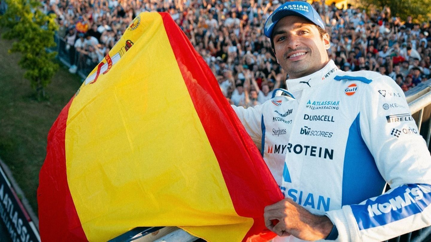 F1: Sainz revela 'perrengue' para assistir à final da Copa entre Espanha e Argentina