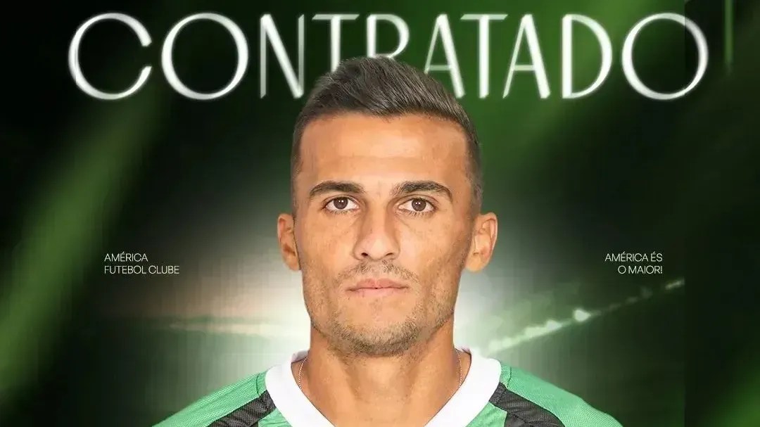 Mais um! América oficializa contratação de atacante ex-Inter e Vasco