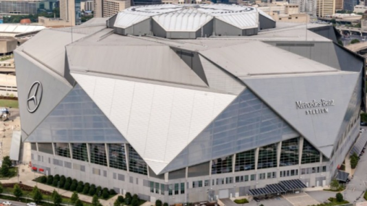 Mercedes-Benz Stadium, em Atlanta, EUA