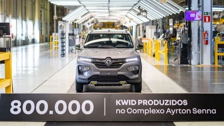Renault Kwid chega a 800 mil unidades produzidas no Brasil