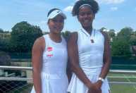 Victória Barros e Naná ficam com o vice-campeonato nas duplas juvenis de Wimbledon
