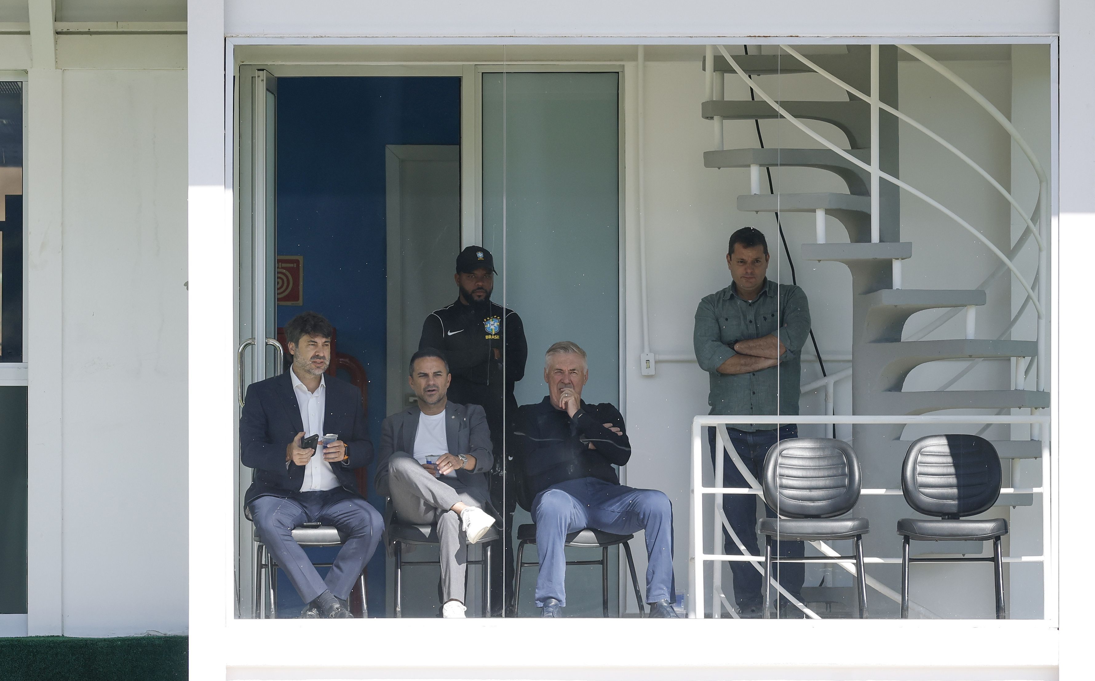 Ancelotti de olho na base: técnico assiste à Copa do Brasil Sub-15