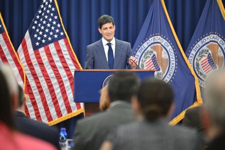 O presidente do Fed, Kevin Warsh