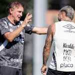 Cuca testa variações, e Santos pode ter mudanças para sequência da temporada
