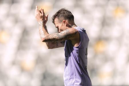 Bernard em jogo-treino do Atlético