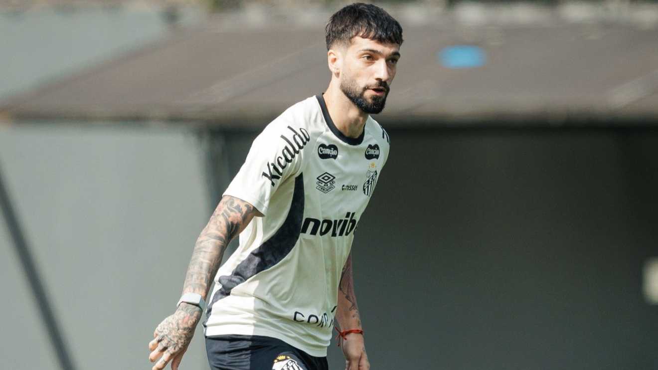A situação de Lautaro Díaz no Santos em meio ao interesse do Racing