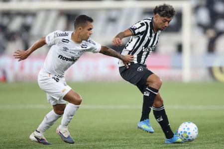 Botafogo e Santos se enfrentaram no Estádio Nilton Santos