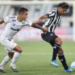 Botafogo segura o Santos, resolve com jovens e sobe no Brasileiro