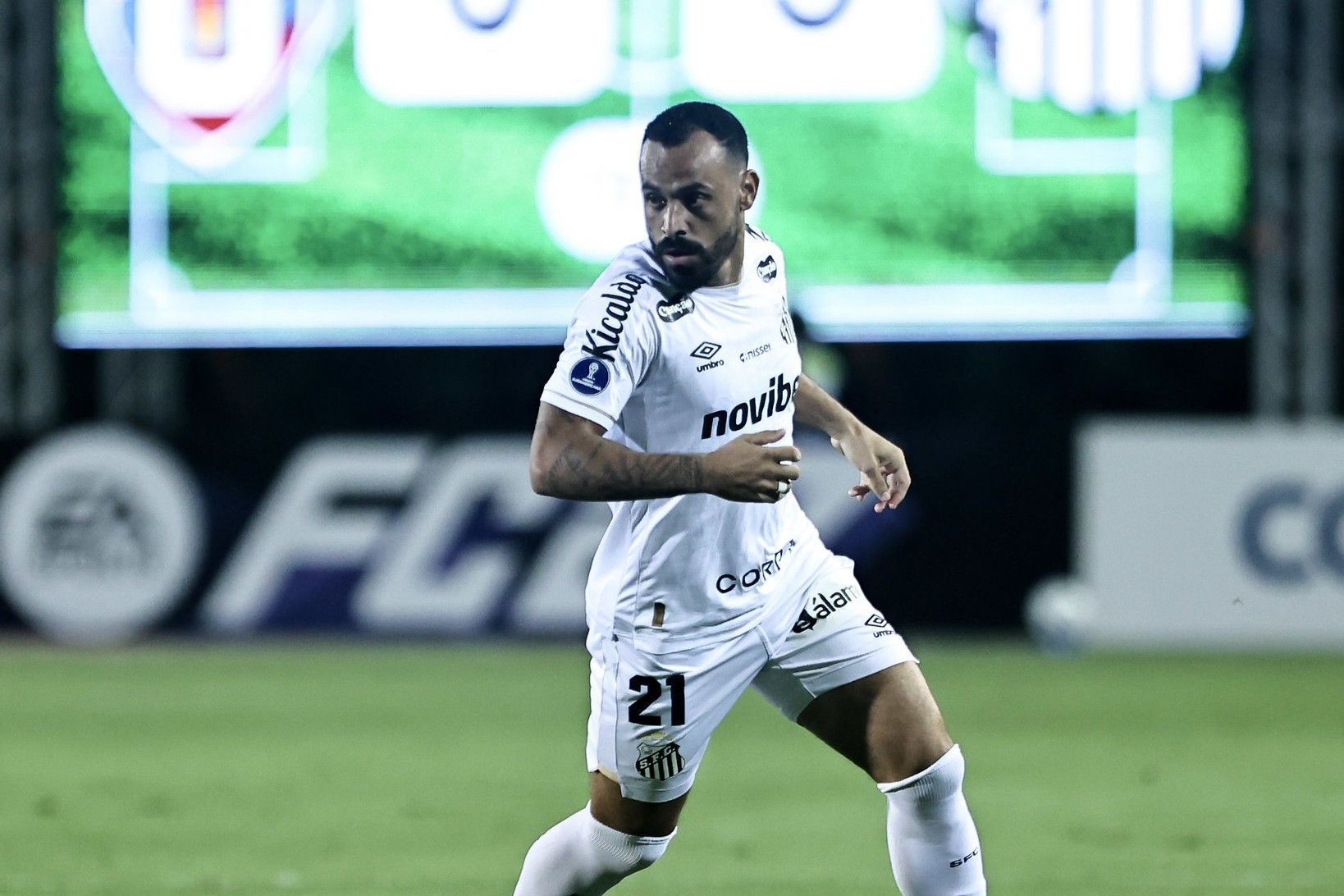 Santos informa lesão de atacante às vésperas de jogo contra o Remo