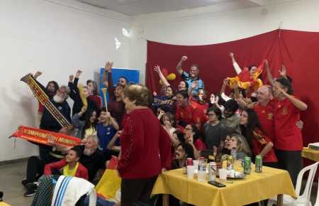 Festa da torcida espanhola em Belo Horizonte