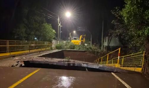 Chuvas deixam rastro de destruição no Rio Grande do Sul.