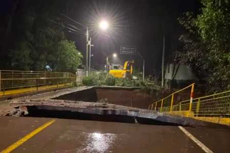 Temporal deixa mais de 460 pessoas desabrigadas no Rio Grande do Sul