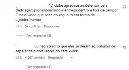 Repercussão nas redes sociais • Reprodução Instagram