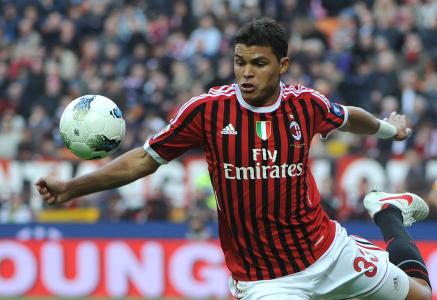 Thiago Silva na sua passagem pelo Milan em 2012