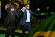 Milei faz 'alerta' sobre socialismo e chama Lula de presidiário durante convenção do PL em SP