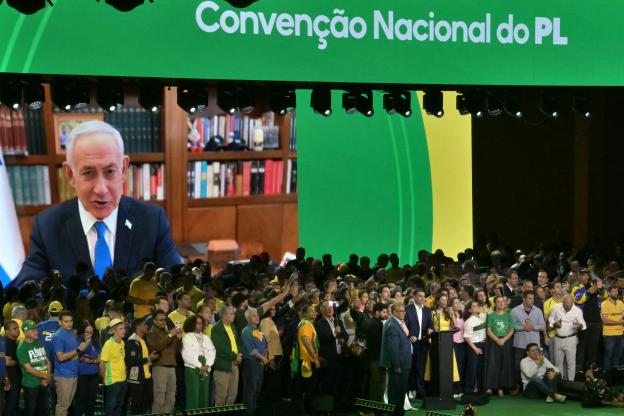 Benjamin Netanyahu envia vídeo de apoio à candidatura de Flávio Bolsonaro