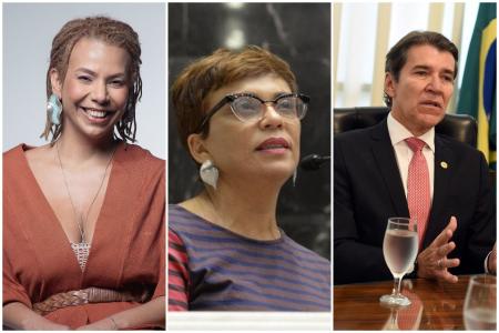 Áurea (à esquerda) e Jarbas (à direita), podem fazer uma dobradinha com Marília Campos para concorrer ao Senado