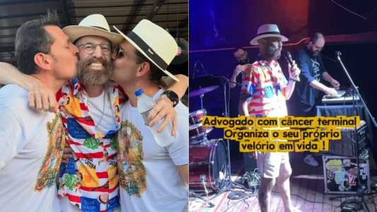 Advogado que promoveu o pr&oacute;prio vel&oacute;rio em vida morre aos 49 anos &bull; Foto: Redes Sociais