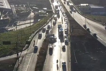 Trânsito no Anel Rodoviário aós o atropelamento • Geraldo Júnior | Drone da Itatiaia