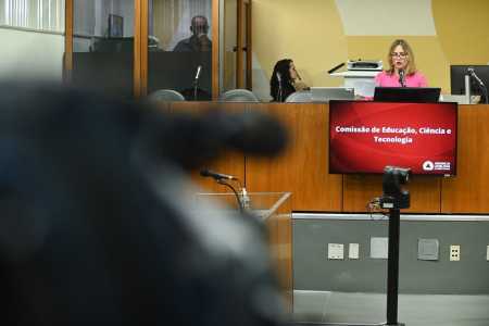 Beatriz Cerqueira, deputada que preside a comissão, comandou os trabalhos sozinhas diante da ausência da convidada