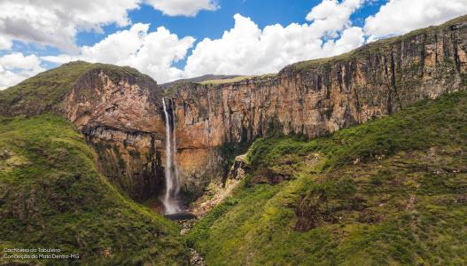 Cachoeira do Tabuleiro, em Conceição do Mato Dentro