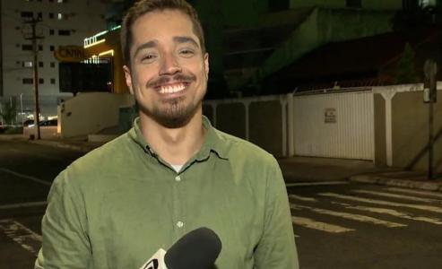 Caíque Verli, repórter da Globo
