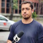 Emocionante: corpo de Caíque Verli é levado para sede da Rede Gazeta, da Globo