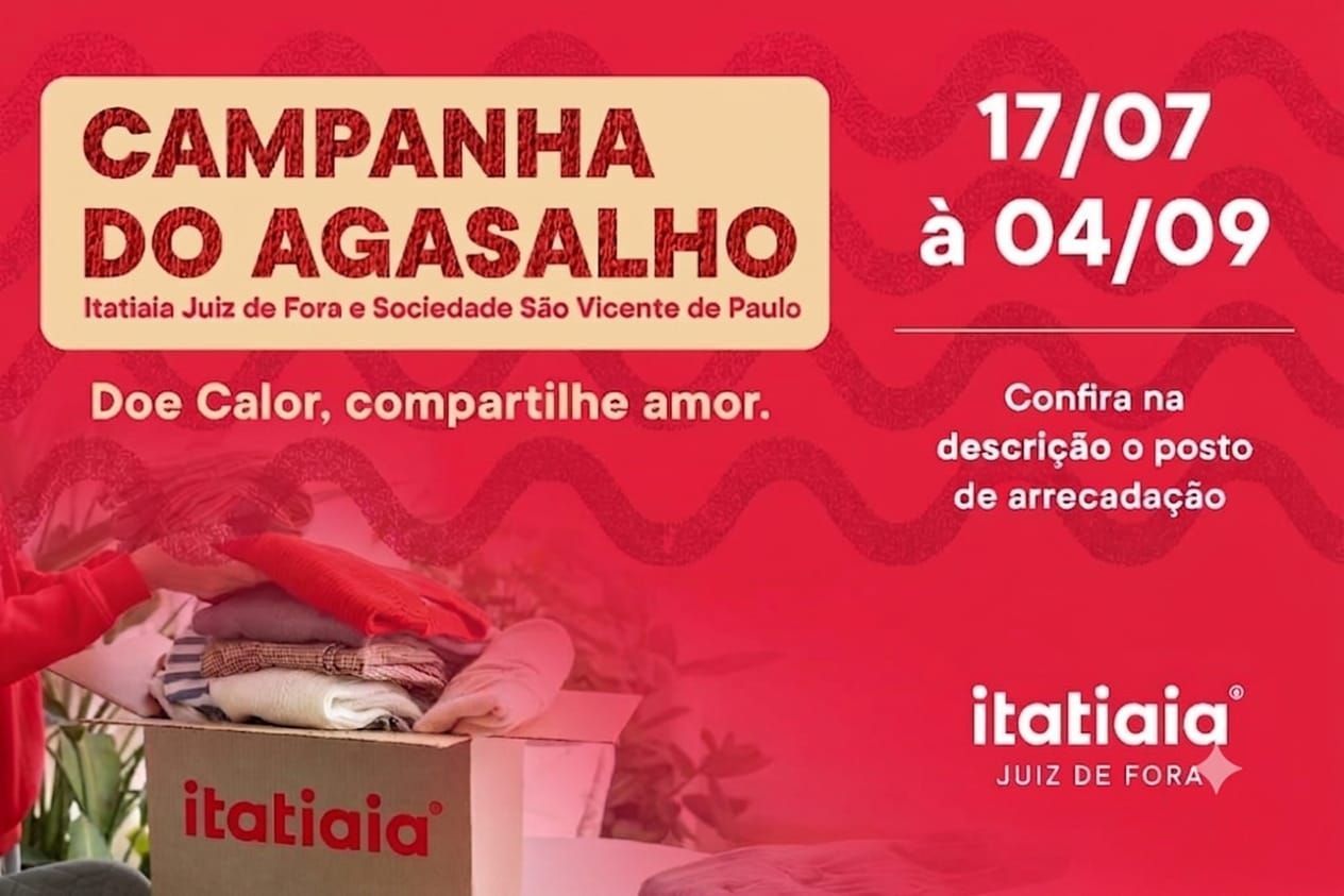 'Doe amor. Compartilhe calor': Itatiaia e Vicentinos se unem em campanha do agasalho