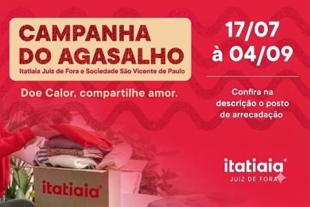 'Doe amor. Compartilhe calor': Itatiaia e Vicentinos se unem em campanha do agasalho