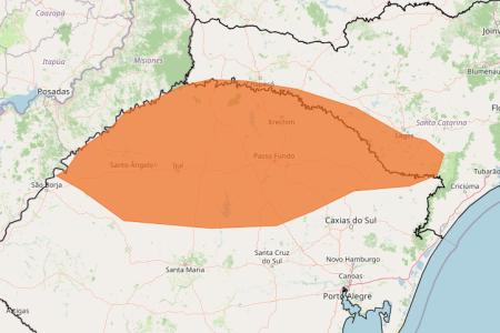 Alerta laranja de frio com geada ameaça 300 cidades de dois estados nesta terça (6); veja lista • Reprodução/ Inmet