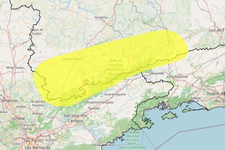 Frio com geada em MG: veja lista das 77 cidades sob alerta nesta sexta (10) • Reprodução/ Inmet