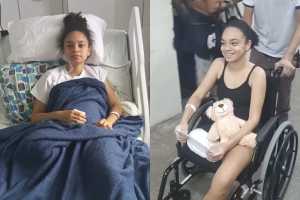 Jovem que perdeu a perna após mordida de tubarão recebe alta no Recife: 'Milagre'