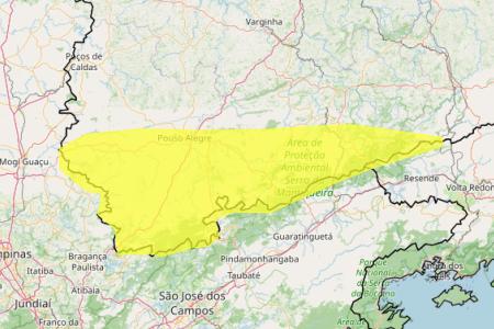 Frio e geada em MG: veja lista das 53 cidades sob alerta nesta quinta (16) • Reprodução/ Inmet