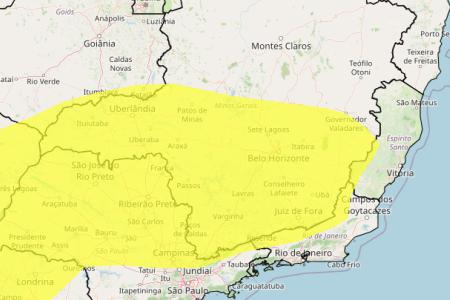Alerta de tempestade em MG: veja lista das 636 cidades sob aviso nas próximas horas •