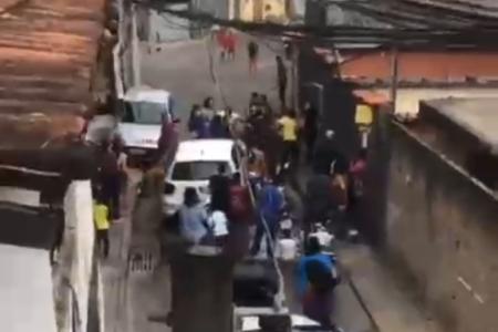 Ataque de pit bull a crianças acaba em briga generalizada entre vizinhos no Horto, em BH