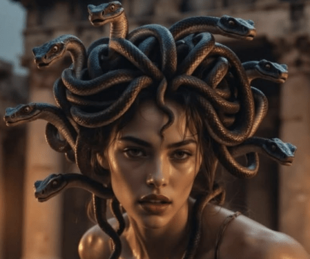 medusa; mitologia grega
