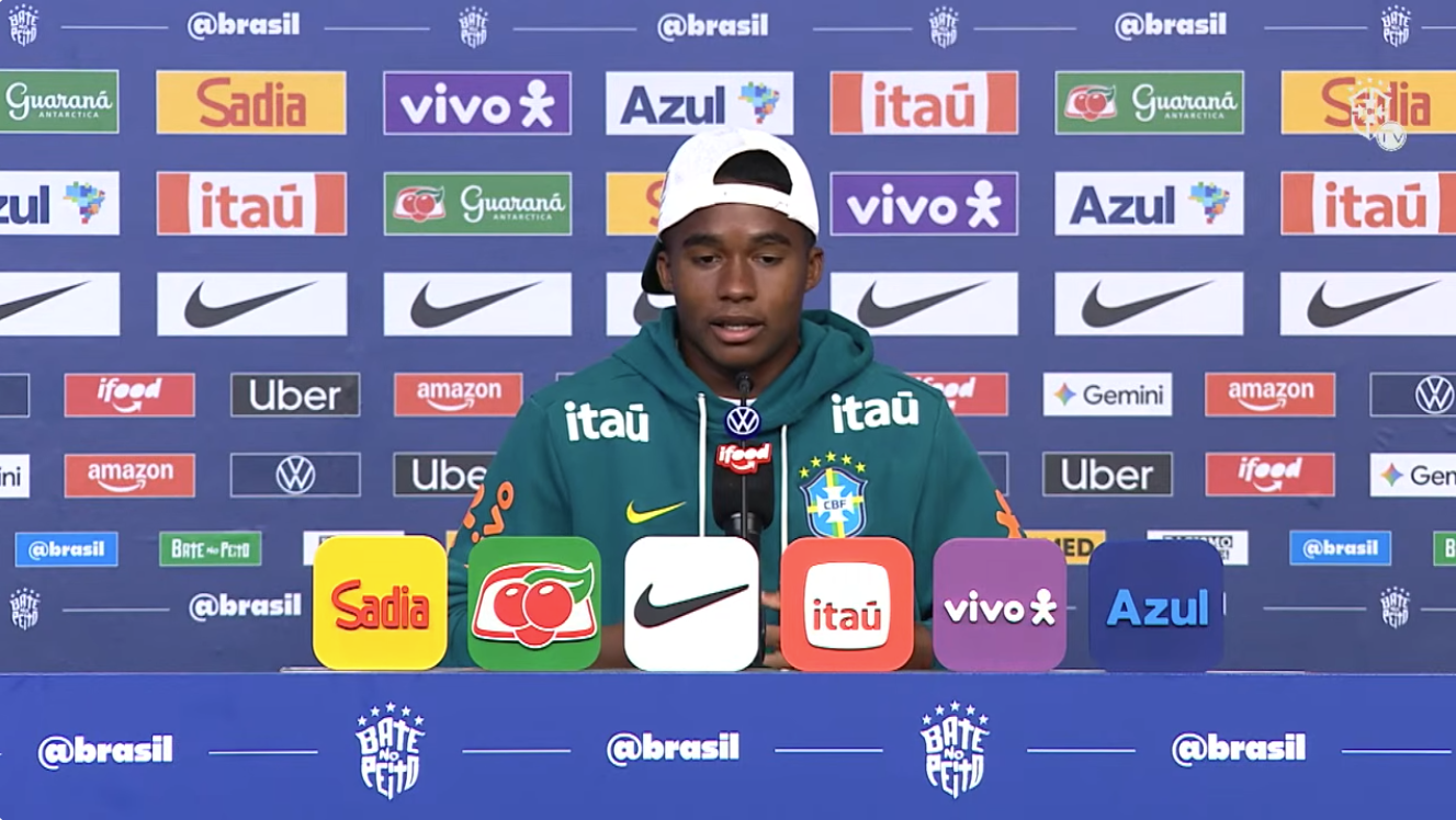 Endrick detalha relação com Neymar na Seleção e faz comparação com ídolo do Palmeiras
