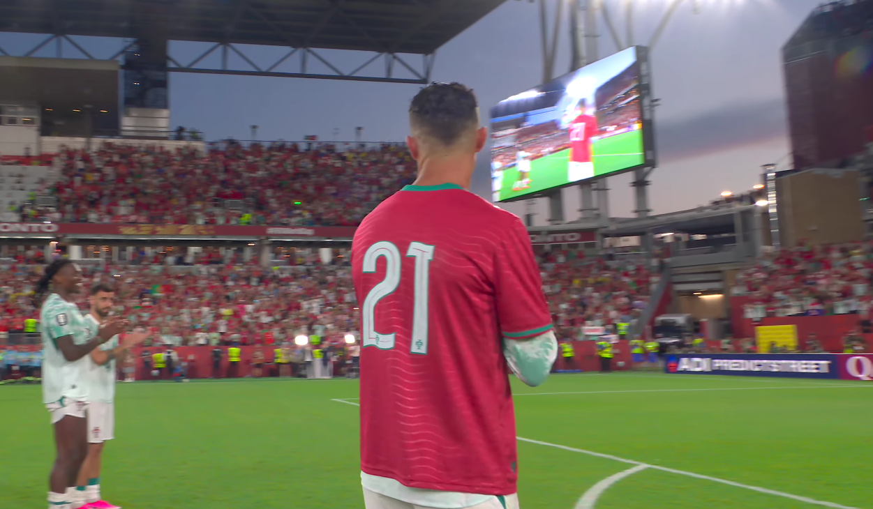Emocionado, Cristiano Ronaldo homenageia Diogo Jota após classificação de Portugal na Copa
