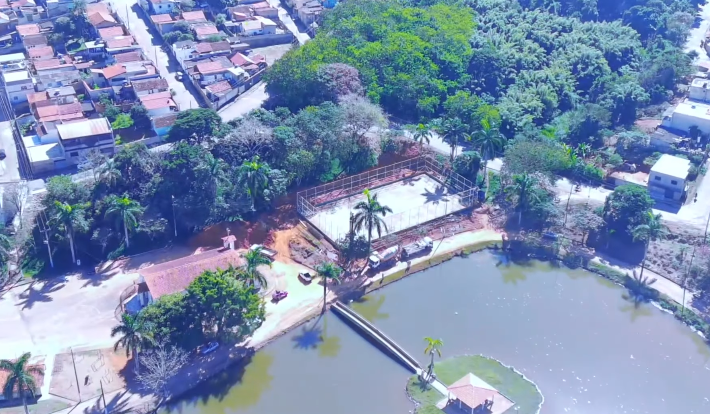 Espaço público em Elói Mendes passa por obras de revitalização