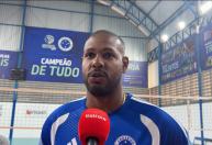 Na reapresentação do Sada Cruzeiro, Leal celebra volta: ‘Estou me sentindo em casa de novo’