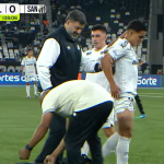 Gustavinho, do Santos, deixa jogo contra Botafogo por lesão
