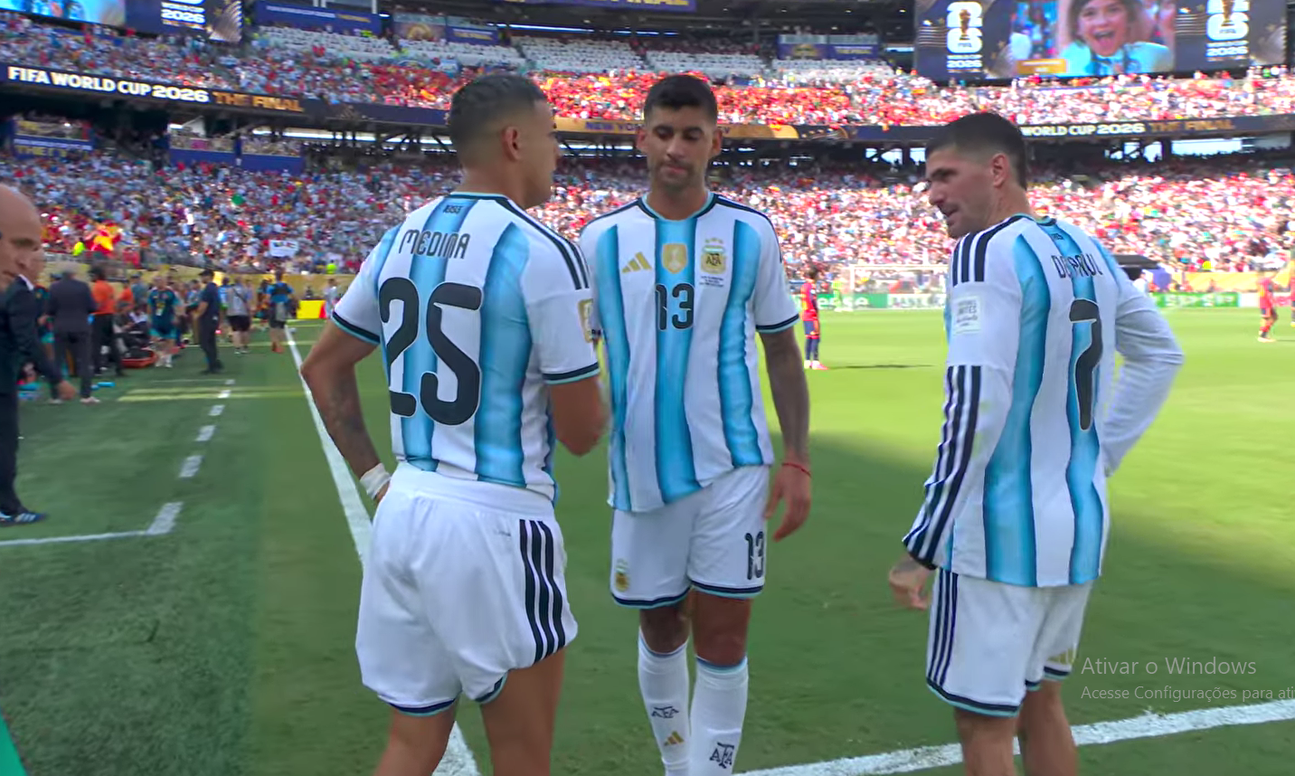 Argentina tem mais um titular fora por dores da final da Copa do Mundo