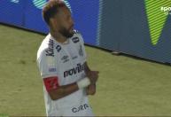 Pôquer? Neymar manda recado em comemoração de gol do Santos