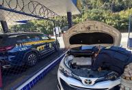 PRF prende idoso em Juiz de Fora com carro clonado roubado no Rio de Janeiro