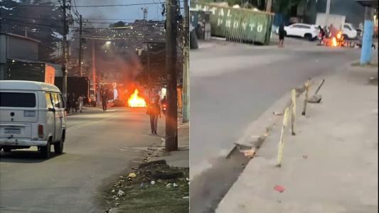 Criminosos tomam ônibus para montar barricadas durante operação da PM no RJ