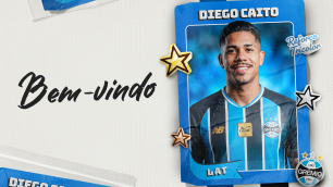 Grêmio anuncia a contratação do lateral-direito Diego Caito